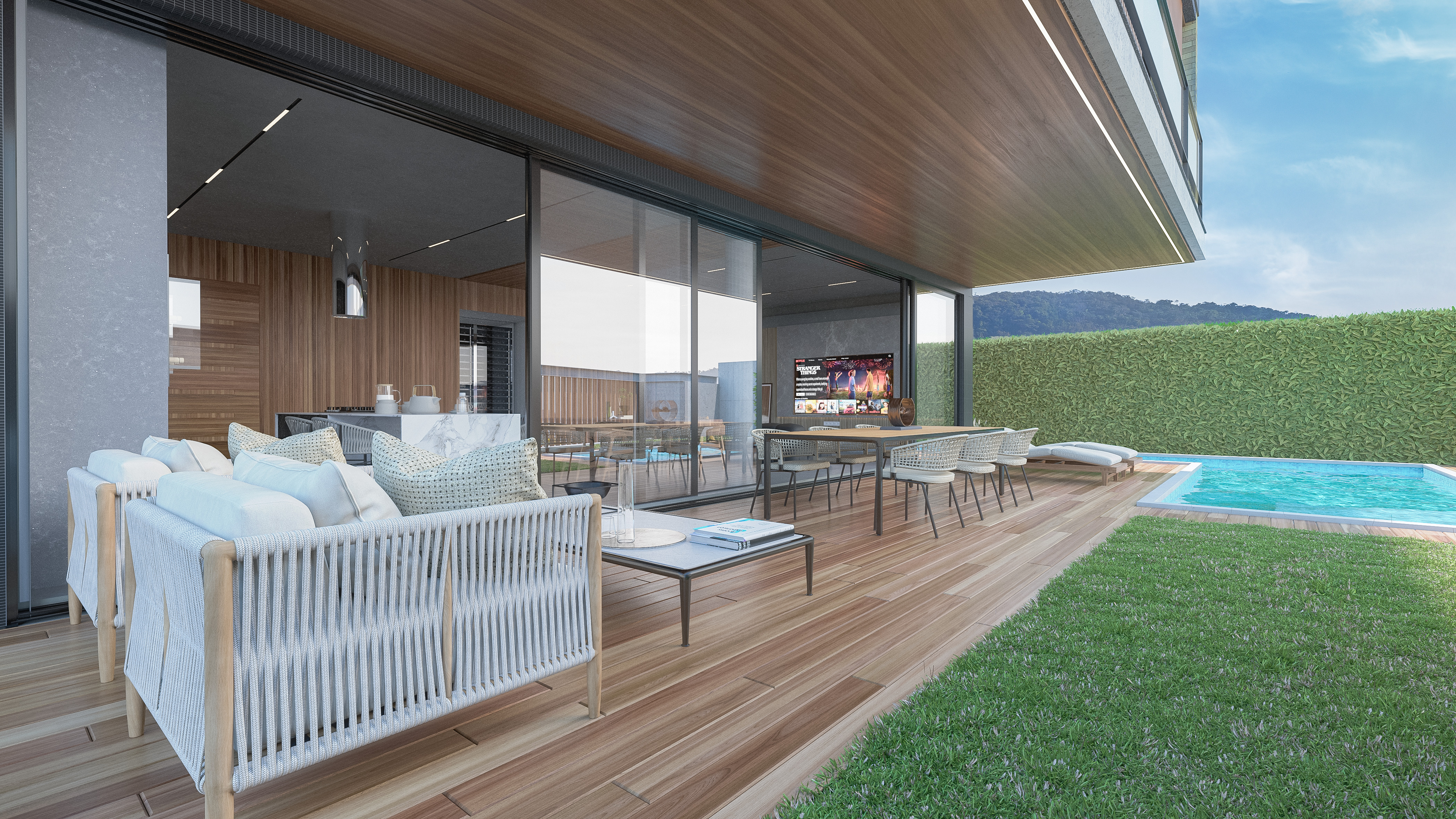 Pátio Estaleiro – Casas exclusivas a 120 m do mar na Praia do Estaleiro, Balneário Camboriú