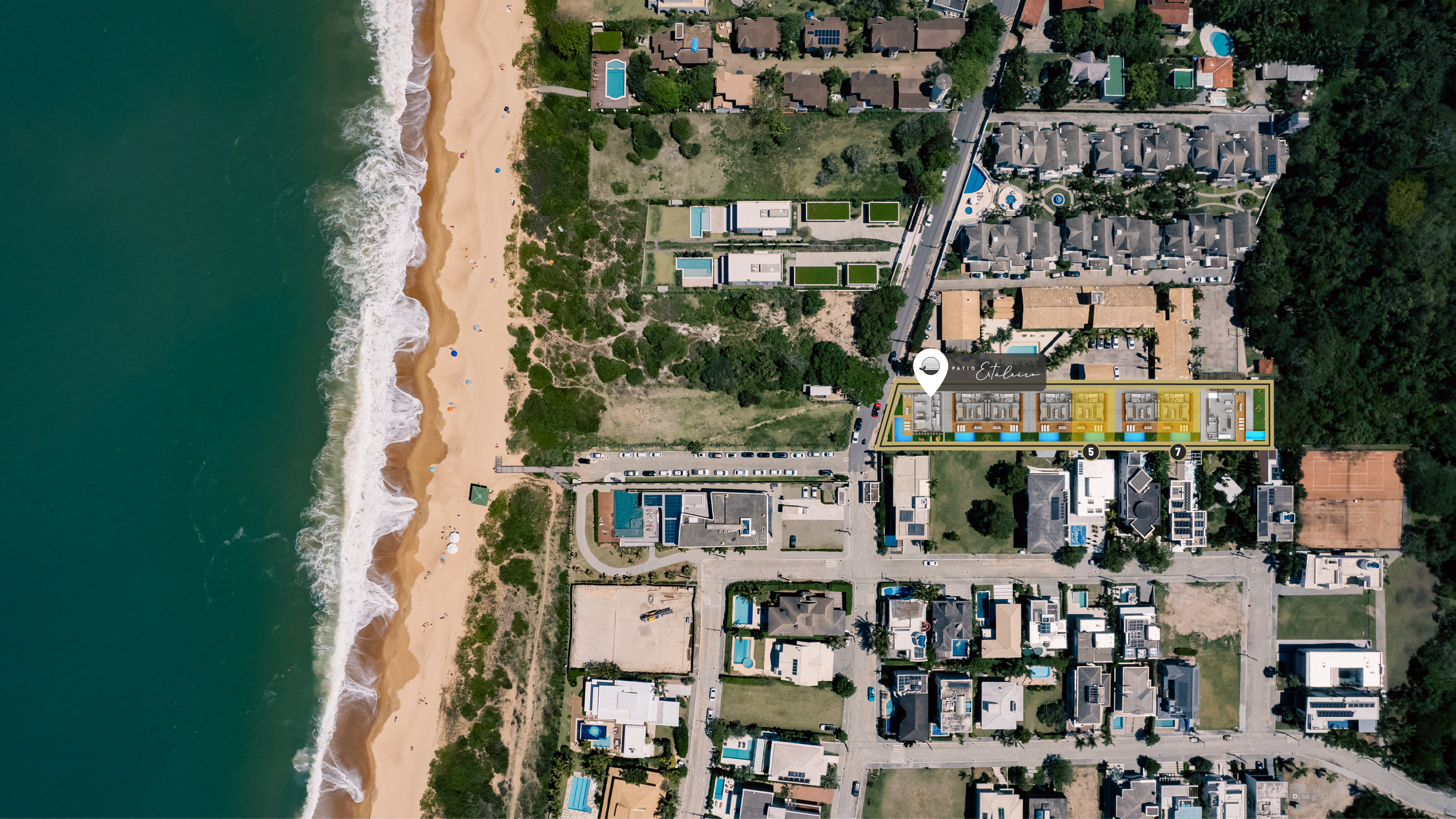 Pátio Estaleiro – Casas exclusivas a 120 m do mar na Praia do Estaleiro, Balneário Camboriú