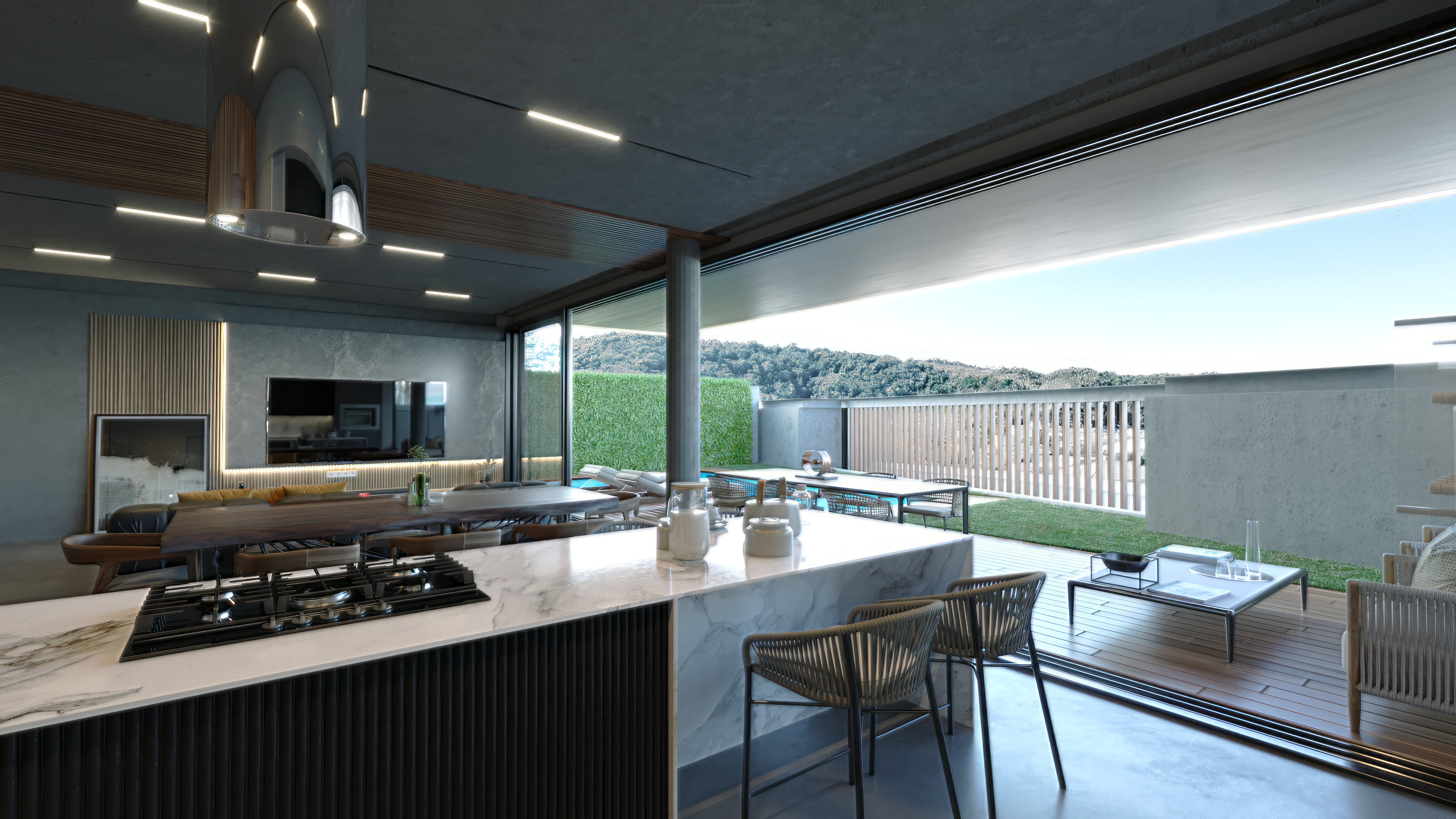 Pátio Estaleiro – Casas exclusivas a 120 m do mar na Praia do Estaleiro, Balneário Camboriú