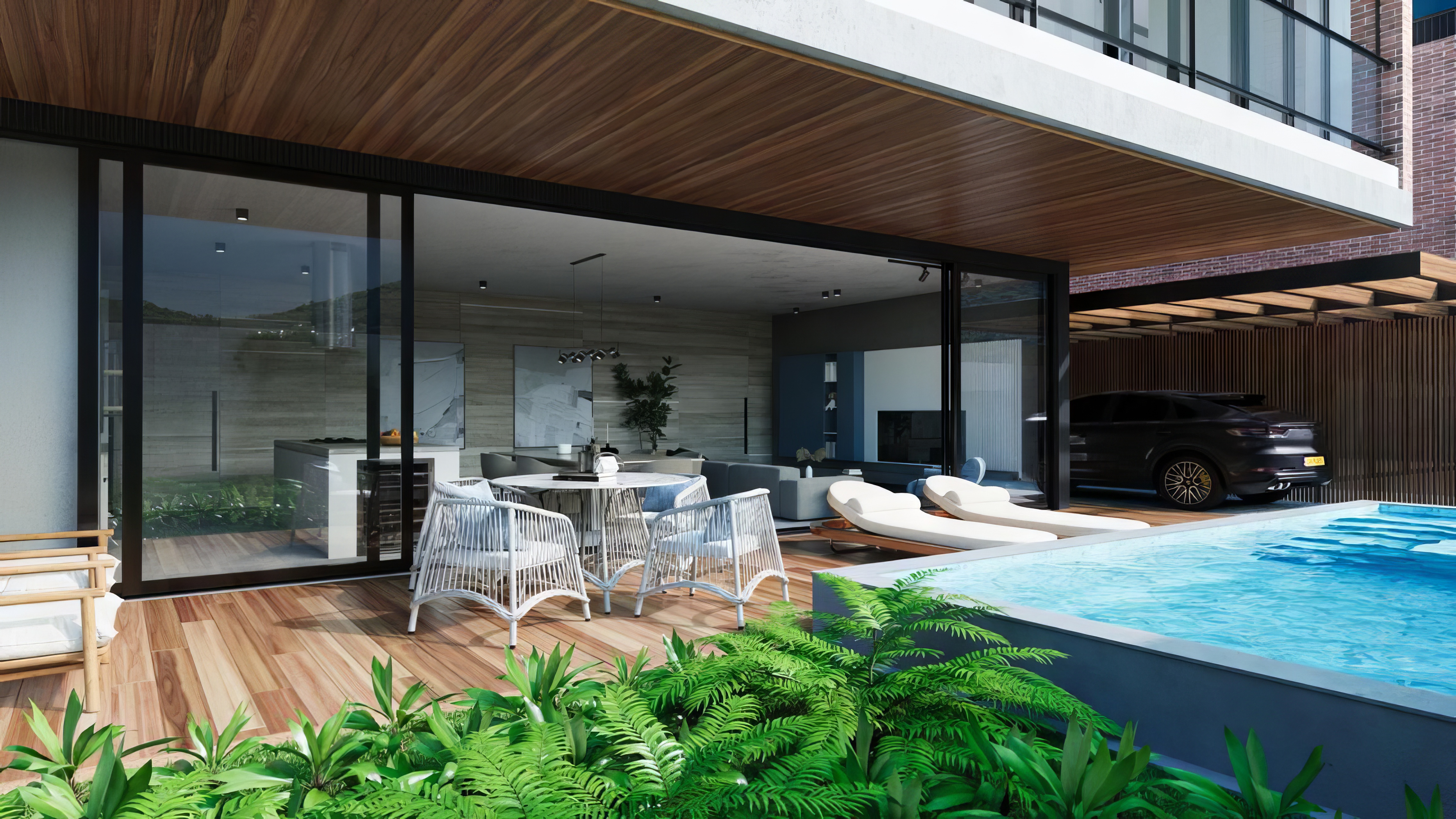 Pátio Estaleiro – Casas exclusivas a 120 m do mar na Praia do Estaleiro, Balneário Camboriú