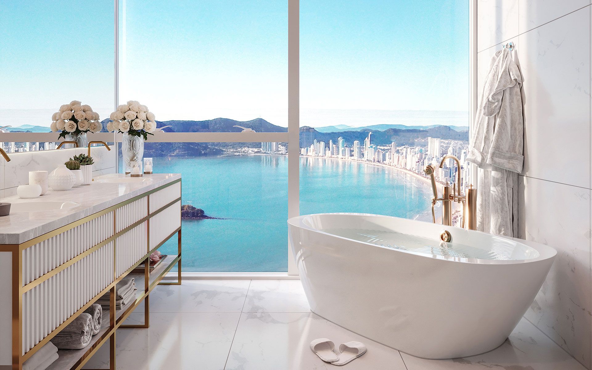 Apartamento Frente Mar de Luxo no Boreal Tower FG em Balneário Camboriú