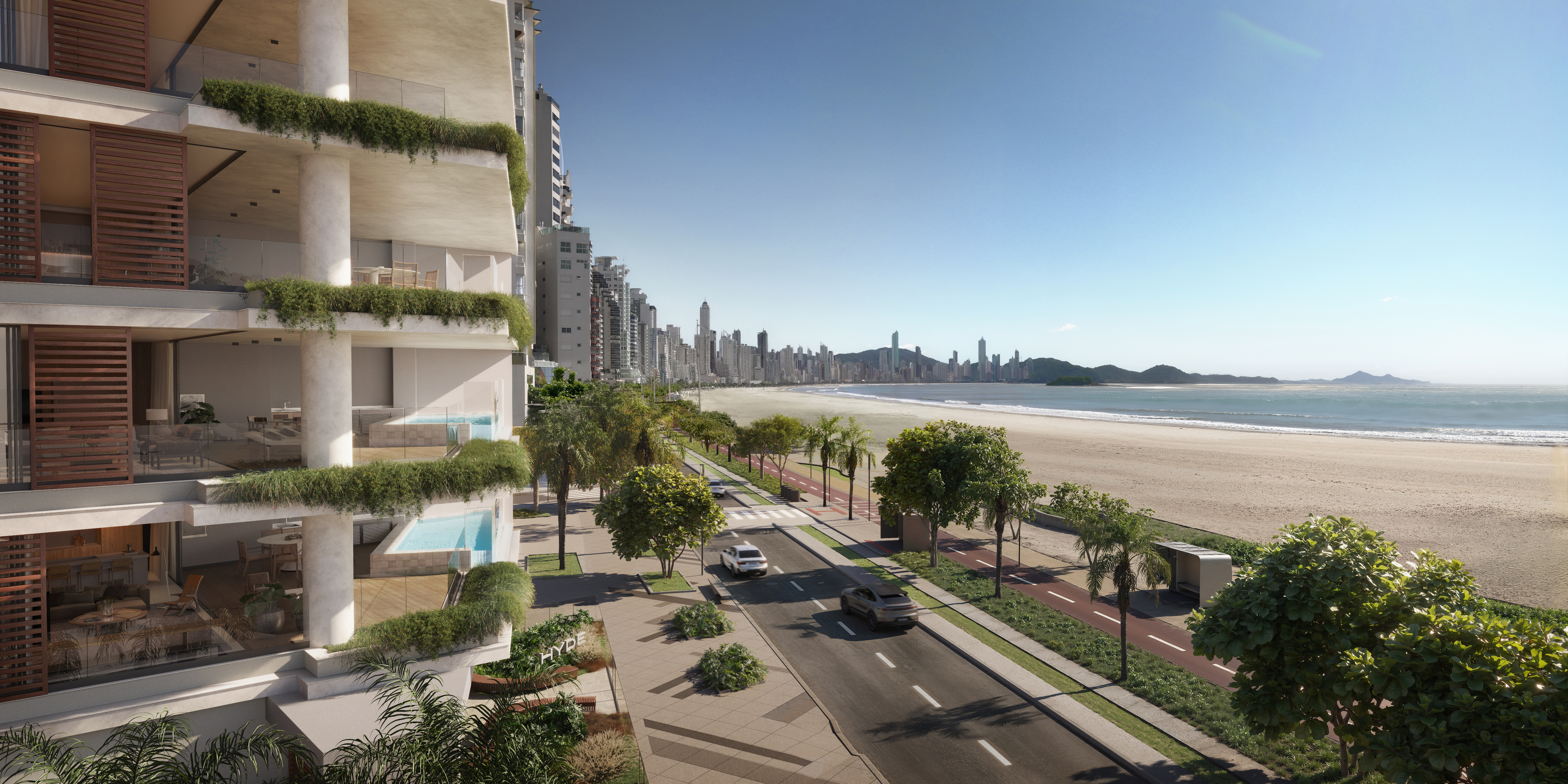 HYDE Atlântica 4312 – Apartamentos de alto padrão frente-mar em Balneário Camboriú, unidades com até 468m2 e 5 vagas