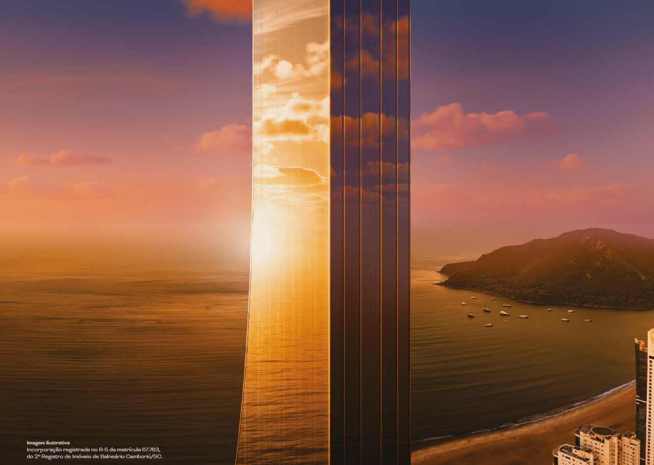 Senna Tower A maior Torre Residencial do Mundo Frente Mar em Balneário Camboriú - Santa Catarina