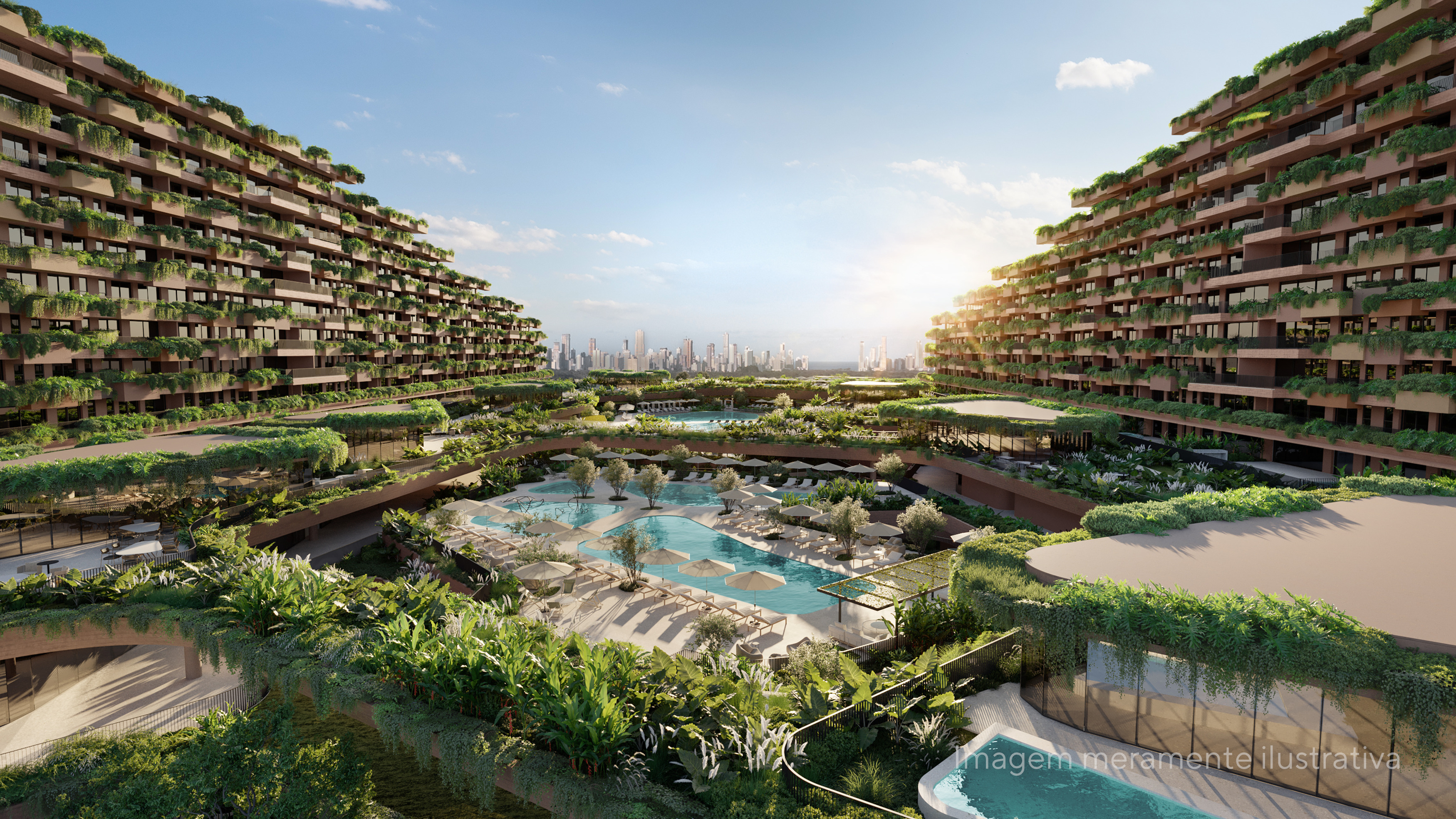 Terra All Resort – Mansões suspensas em condomínio de luxo com campo de golfe iluminado e clube internacionacional