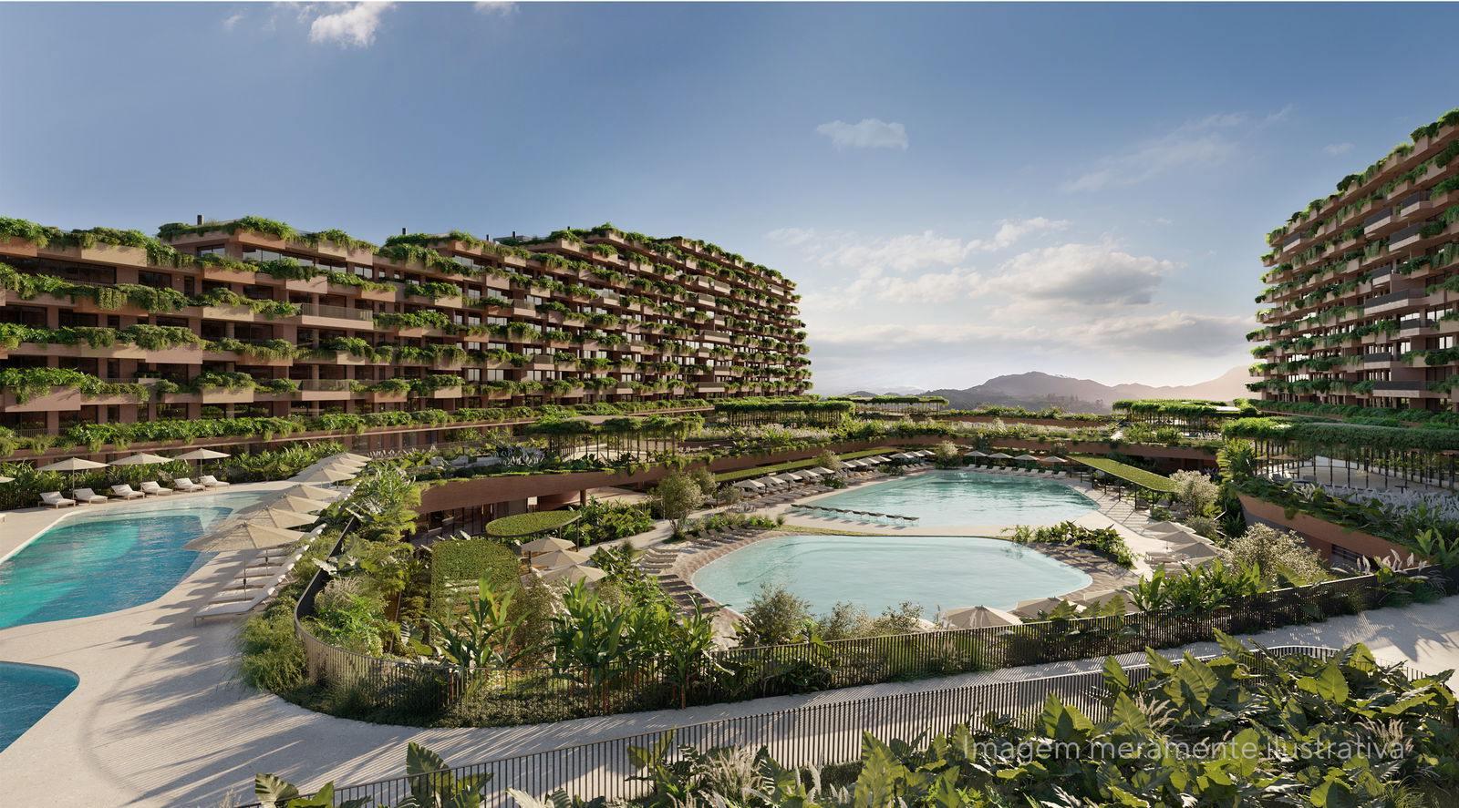 Terra All Resort – Mansões suspensas em condomínio de luxo com campo de golfe iluminado e clube internacionacional