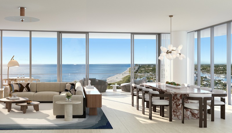 W Residences Pompano Beach – Luxo à Beira-Mar com Vista Panorâmica do Oceano em Miami