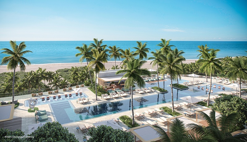 W Residences Pompano Beach – Luxo à Beira-Mar com Vista Panorâmica do Oceano em Miami